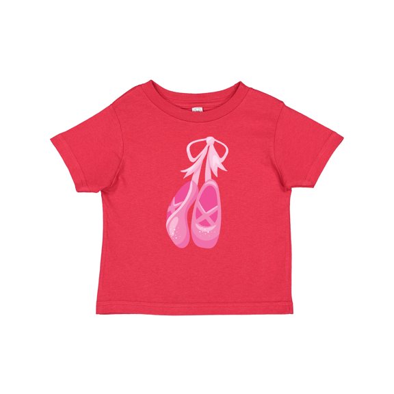 Inktastic Ballet Shoes, Ballet Slippers, Ballet Dance - Pink Girls Baby T-Shirt