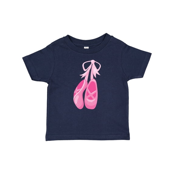 Inktastic Ballet Shoes, Ballet Slippers, Ballet Dance - Pink Girls Baby T-Shirt