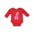 thumbnail image 1 of Inktastic Ballet Shoes, Ballet Slippers, Ballet Dance, Pink Girls Long Sleeve Baby Bodysuit, 1 of 5