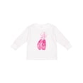 thumbnail image 1 of Inktastic Ballet Shoes, Ballet Slippers, Ballet Dance - Pink Girls Long Sleeve Toddler T-Shirt, 1 of 5