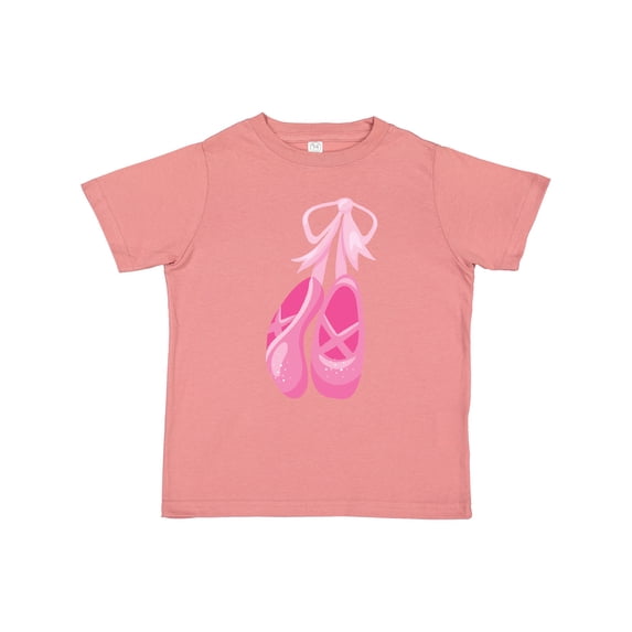 Inktastic Ballet Shoes, Ballet Slippers, Ballet Dance, Pink Girls Toddler T-Shirt