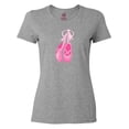 thumbnail image 1 of Inktastic Ballet Shoes, Ballet Slippers, Ballet Dance - Pink Women's T-Shirt, 1 of 5