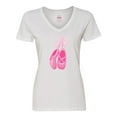 thumbnail image 1 of Inktastic Ballet Shoes, Ballet Slippers, Ballet Dance - Pink Women's V-Neck T-Shirt, 1 of 5