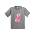 thumbnail image 1 of Inktastic Ballet Shoes, Ballet Slippers, Ballet Dance, Pink Youth T-Shirt, 1 of 5