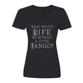 thumbnail image 1 of Inktastic Ballroom Dancing Tango Dancer Women's V-Neck T-Shirt, 1 of 5