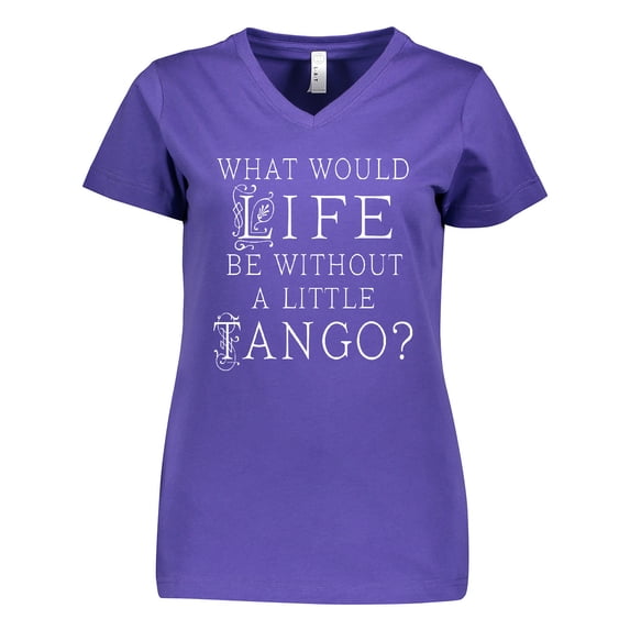 Inktastic Ballroom Dancing Tango Dancer Women's V-Neck T-Shirt