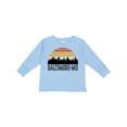 thumbnail image 1 of Inktastic Baltimore Maryland Skyline Sunset Boys or Girls Long Sleeve Toddler T-Shirt, 1 of 5