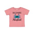 thumbnail image 1 of Inktastic Baltimore Maryland Vacation Blue Crab Boys or Girls Baby T-Shirt, 1 of 5