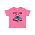 thumbnail image 1 of Inktastic Baltimore Maryland Vacation Blue Crab Boys or Girls Baby T-Shirt, 1 of 5