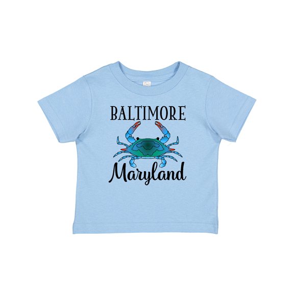 Inktastic Baltimore Maryland Vacation Blue Crab Boys or Girls Baby T-Shirt
