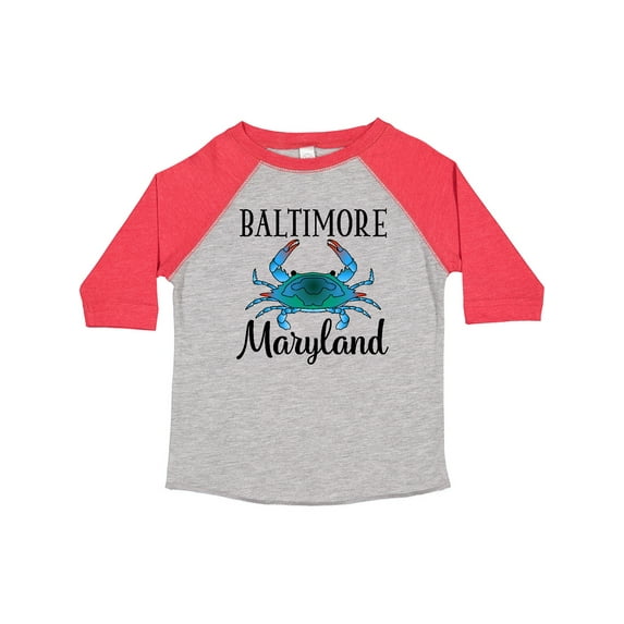 Inktastic Baltimore Maryland Vacation Blue Crab Boys or Girls Toddler T-Shirt