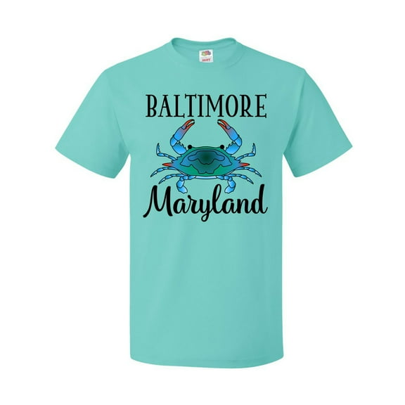 Inktastic Baltimore Maryland Vacation Blue Crab T-Shirt