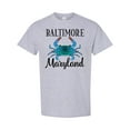 thumbnail image 1 of Inktastic Baltimore Maryland Vacation Blue Crab T-Shirt, 1 of 5