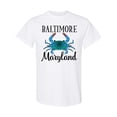 thumbnail image 1 of Inktastic Baltimore Maryland Vacation Blue Crab T-Shirt, 1 of 5
