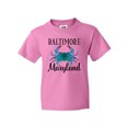 thumbnail image 1 of Inktastic Baltimore Maryland Vacation Blue Crab Youth T-Shirt, 1 of 5