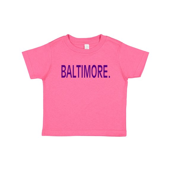 Inktastic Baltimore in Purple Text Boys or Girls Baby T-Shirt