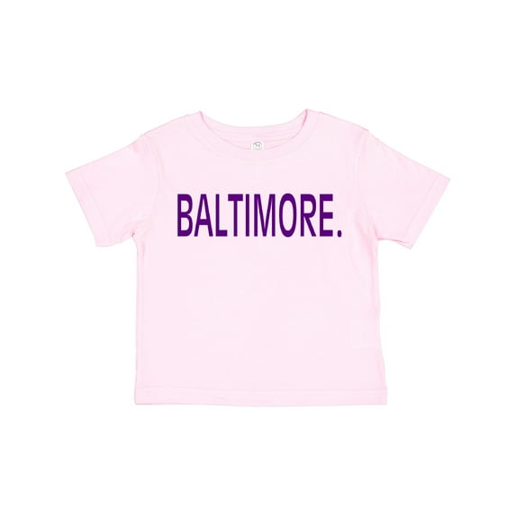 Inktastic Baltimore in Purple Text Boys or Girls Toddler T-Shirt