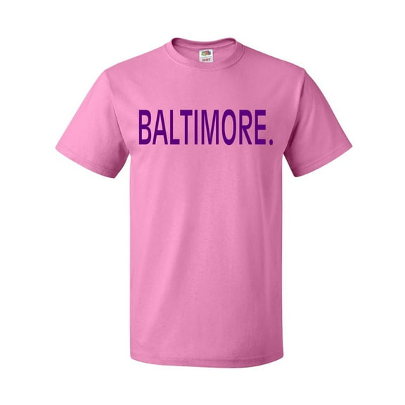 Inktastic Baltimore in Purple Text T-Shirt