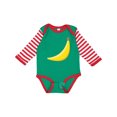 thumbnail image 1 of Inktastic Banana Boys or Girls Long Sleeve Baby Bodysuit, 1 of 5