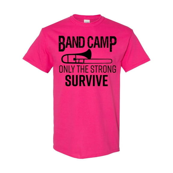 Inktastic Band Camp Only the Strong Survive Trombone T-Shirt