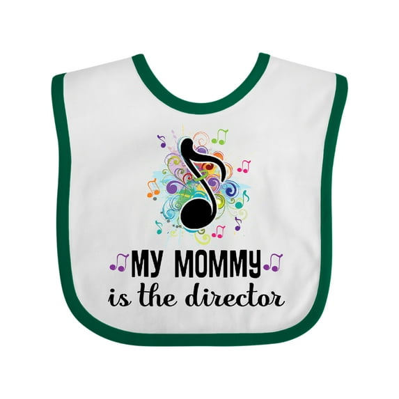 Inktastic Band Director Mom Boys or Girls Baby Bib