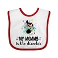 thumbnail image 1 of Inktastic Band Director Mom Boys or Girls Baby Bib, 1 of 4