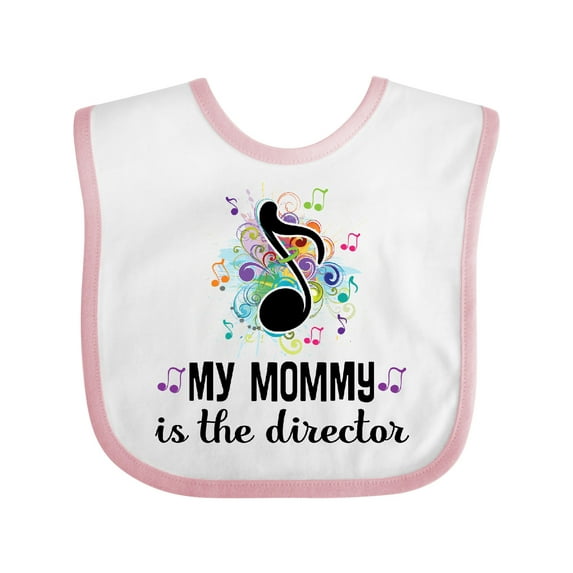 Inktastic Band Director Mom Boys or Girls Baby Bib