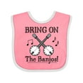thumbnail image 1 of Inktastic Banjo Music Bluegrass Boys or Girls Baby Bib, 1 of 4