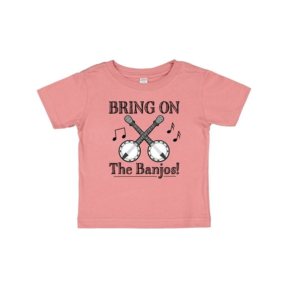 Inktastic Banjo Music Bluegrass Boys or Girls Baby T-Shirt