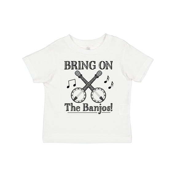 Inktastic Banjo Music Bluegrass Boys or Girls Toddler T-Shirt