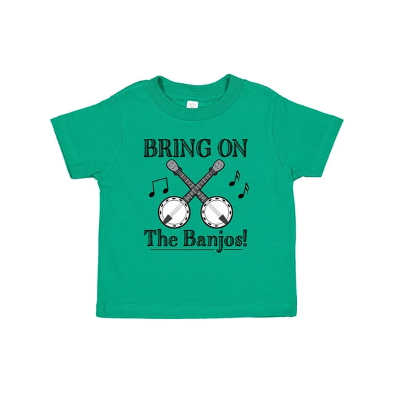 Inktastic Banjo Music Bluegrass Boys or Girls Toddler T-Shirt