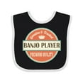 thumbnail image 1 of Inktastic Banjo Player Funny Idea Boys or Girls Baby Bib, 1 of 4