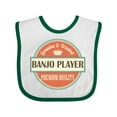 thumbnail image 1 of Inktastic Banjo Player Funny Idea Boys or Girls Baby Bib, 1 of 4