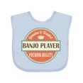 thumbnail image 1 of Inktastic Banjo Player Funny Idea Boys or Girls Baby Bib, 1 of 4