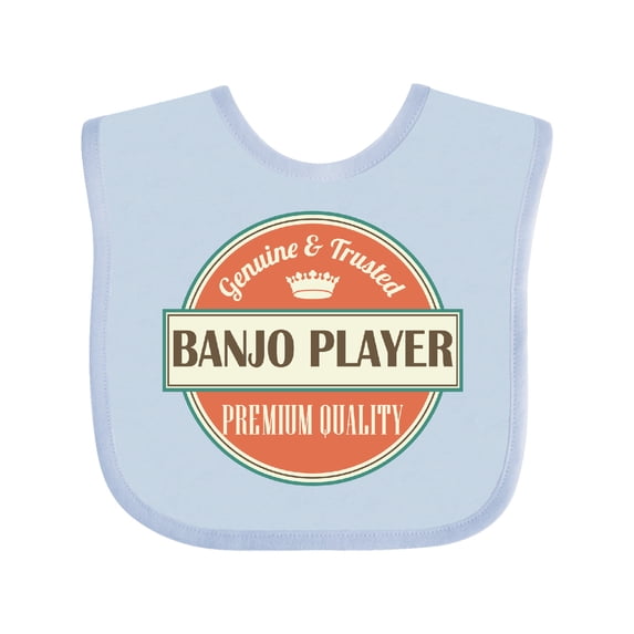 Inktastic Banjo Player Funny Idea Boys or Girls Baby Bib