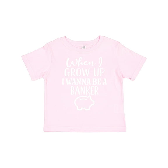 Inktastic Banker Future Job Boys or Girls Toddler T-Shirt