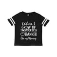 thumbnail image 1 of Inktastic Banker Like Mommy Future Job Boys or Girls Toddler T-Shirt, 1 of 5