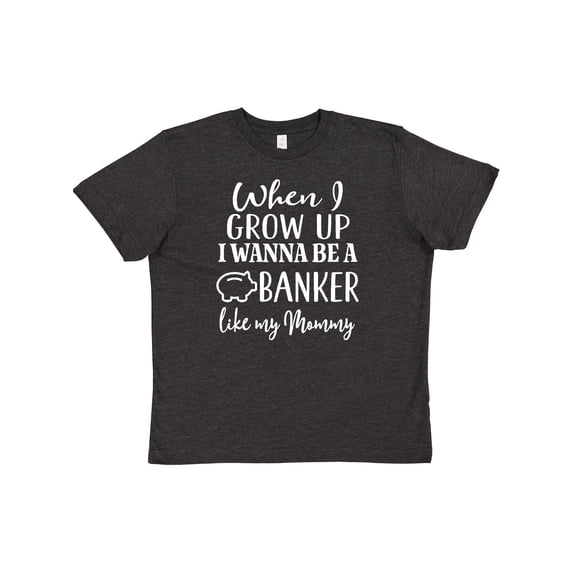 Inktastic Banker Like Mommy Future Job Youth T-Shirt