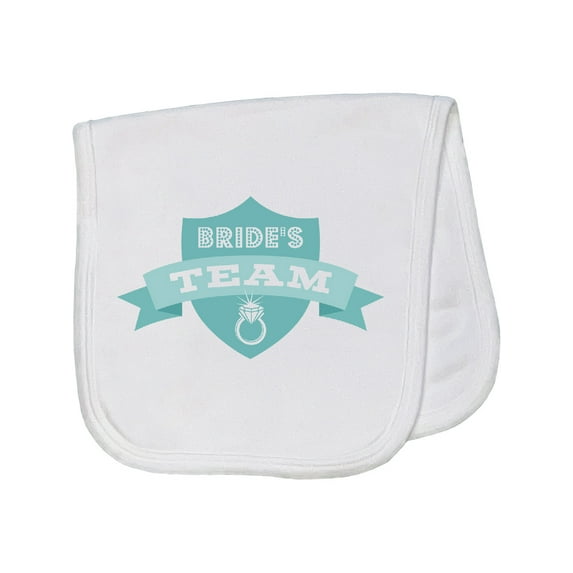 Inktastic Banner Bride's Team Baby Burp Cloth