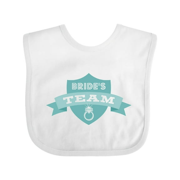 Inktastic Banner Bride's Team Boys or Girls Baby Bib