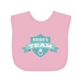 thumbnail image 1 of Inktastic Banner Bride's Team Boys or Girls Baby Bib, 1 of 4