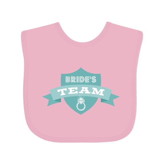 Inktastic Banner Bride's Team Boys or Girls Baby Bib