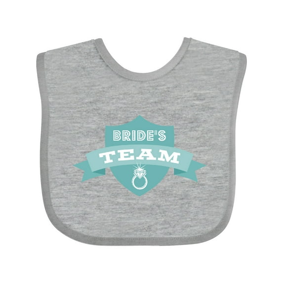 Inktastic Banner Bride's Team Boys or Girls Baby Bib