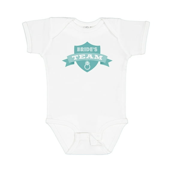 Inktastic Banner Bride's Team Boys or Girls Baby Bodysuit