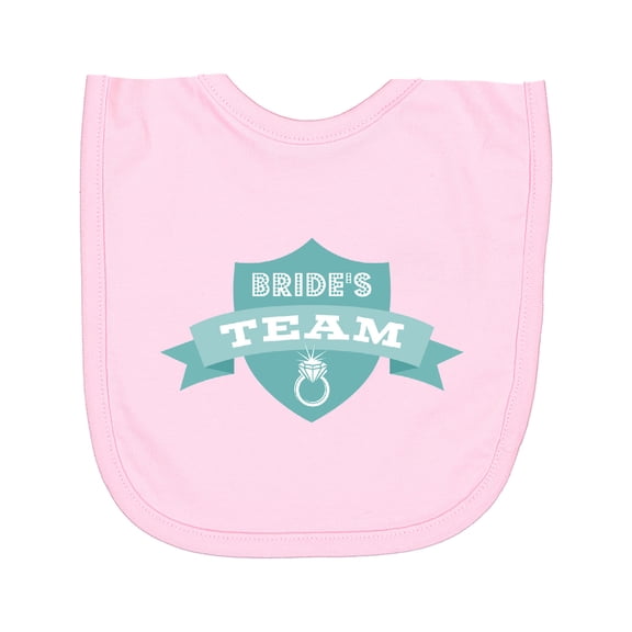 Inktastic Banner Bride's Team Newborn Bib