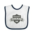 thumbnail image 1 of Inktastic Banner Groom's Team Boys or Girls Baby Bib, 1 of 4