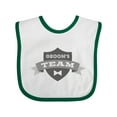 thumbnail image 1 of Inktastic Banner Groom's Team Boys or Girls Baby Bib, 1 of 4