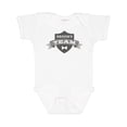 thumbnail image 1 of Inktastic Banner Groom's Team Boys or Girls Baby Bodysuit, 1 of 5