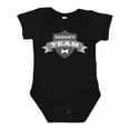 thumbnail image 1 of Inktastic Banner Groom's Team Boys or Girls Baby Bodysuit, 1 of 5
