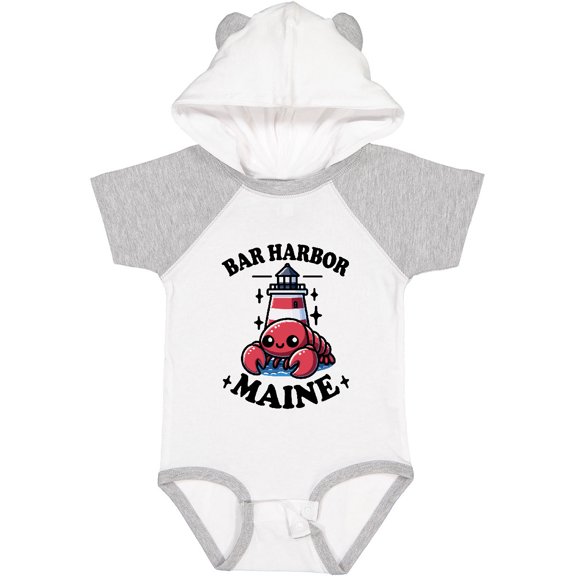 Inktastic Bar Harbor Maine Lobster Boys or Girls Baby Bodysuit